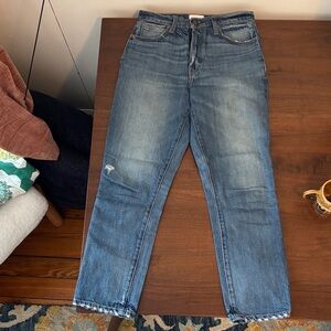 Frame straight leg jeans sz 25